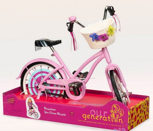 Велосипед для куклы ростом 46 см  